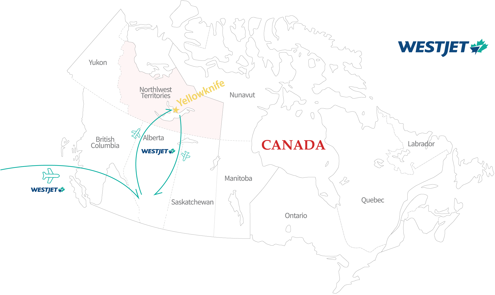 웨스트젯(WESTJET)과 함께라면
